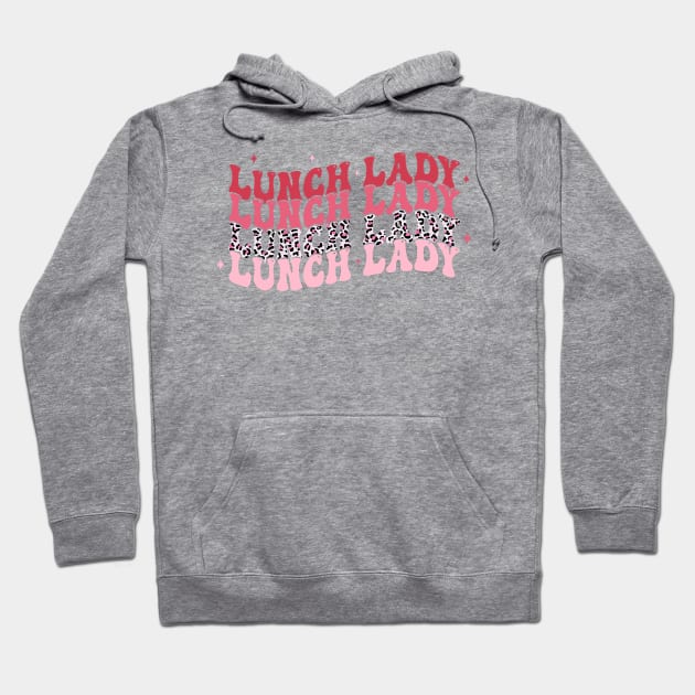 Leopard Lunch Lady Valentine_s Day Hoodie by jadolomadolo